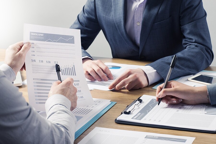 Financial growth illustration